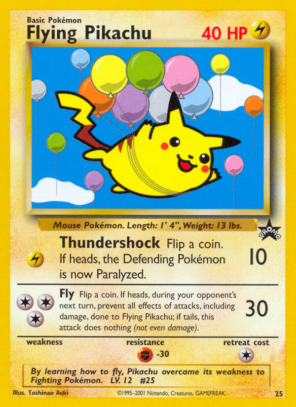 Flying Pikachu (25) [Wizards of the Coast: Black Star Promos] | RetroPlay Games