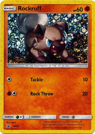 Rockruff (SM06) (General Mills Promo) [Sun & Moon: Black Star Promos] | RetroPlay Games