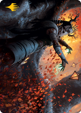 Dawnhart Rejuvenator Art Card (Gold-Stamped Signature) [Innistrad: Midnight Hunt Art Series] | RetroPlay Games