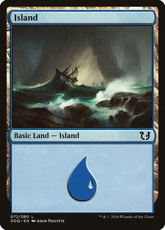 Island (72) [Duel Decks: Blessed vs. Cursed] | RetroPlay Games