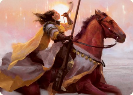 Sunrise Cavalier Art Card [Innistrad: Midnight Hunt Art Series] | RetroPlay Games