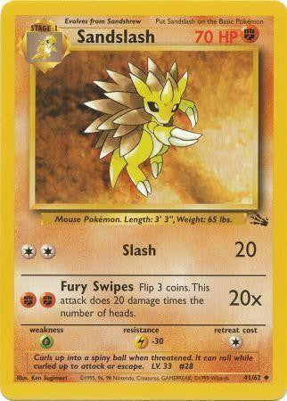 Sandslash (41/62) [Fossil Unlimited] | RetroPlay Games