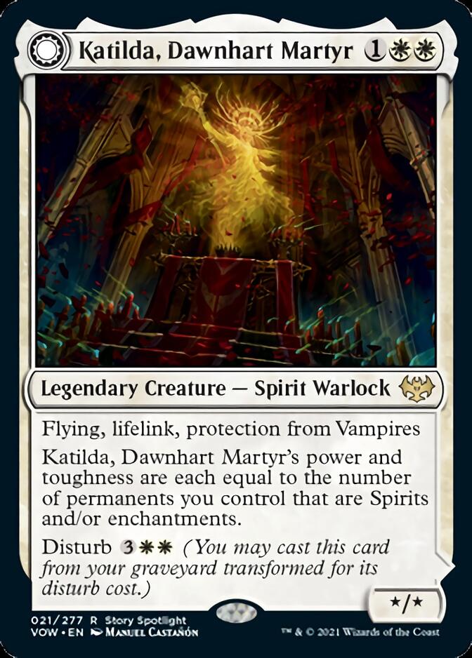 Katilda, Dawnhart Martyr // Katilda's Rising Dawn [Innistrad: Crimson Vow] | RetroPlay Games