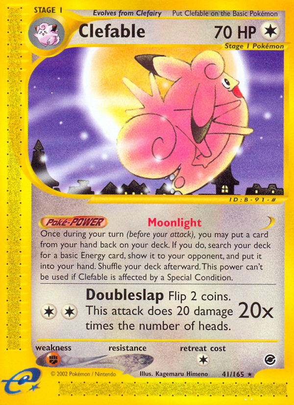 Clefable (41/165) [Expedition: Base Set] | RetroPlay Games