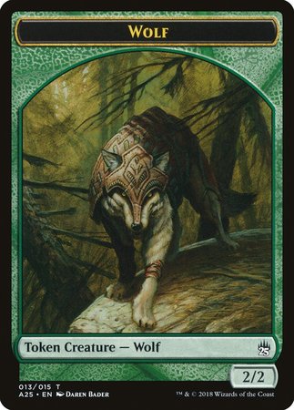 Wolf Token (013) [Masters 25 Tokens] | RetroPlay Games