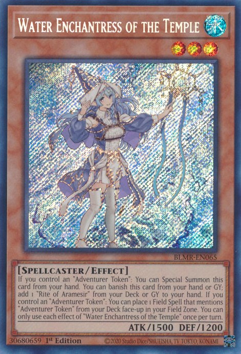 Water Enchantress of the Temple [BLMR-EN065] Secret Rare | RetroPlay Games