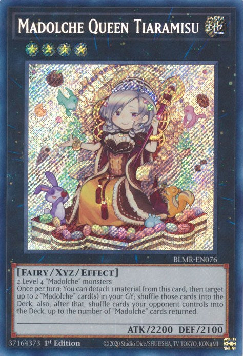 Madolche Queen Tiaramisu [BLMR-EN076] Secret Rare | RetroPlay Games