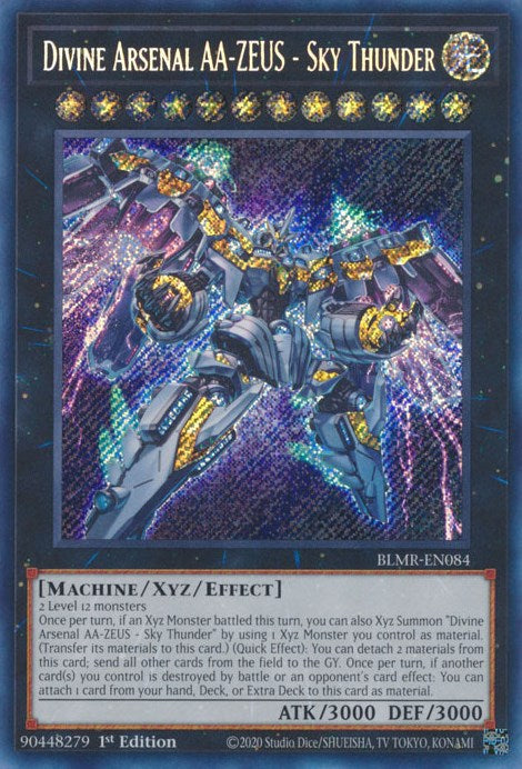 Divine Arsenal AA-ZEUS - Sky Thunder [BLMR-EN084] Secret Rare | RetroPlay Games