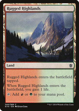 Rugged Highlands [Khans of Tarkir] | RetroPlay Games