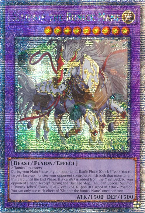 Sleipnir the Runick Mane [DUNE-EN035] Quarter Century Secret Rare | RetroPlay Games