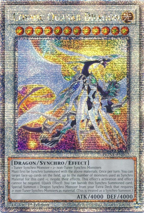 Cosmic Quasar Dragon [DUNE-EN037] Quarter Century Secret Rare | RetroPlay Games