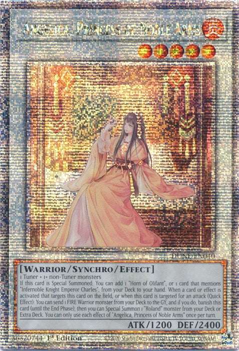 Angelica, Princess of Noble Arms [DUNE-EN040] Quarter Century Secret Rare | RetroPlay Games