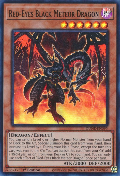 Red-Eyes Black Meteor Dragon [DUNE-EN095] Super Rare | RetroPlay Games