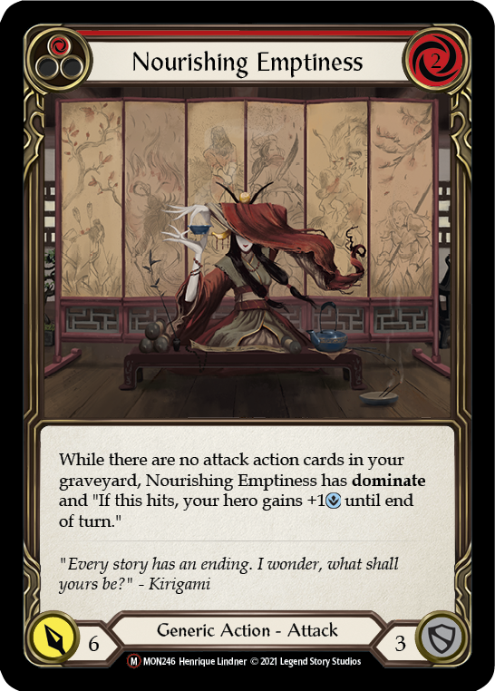 Nourishing Emptiness [U-MON246-RF] (Monarch Unlimited)  Unlimited Rainbow Foil | RetroPlay Games