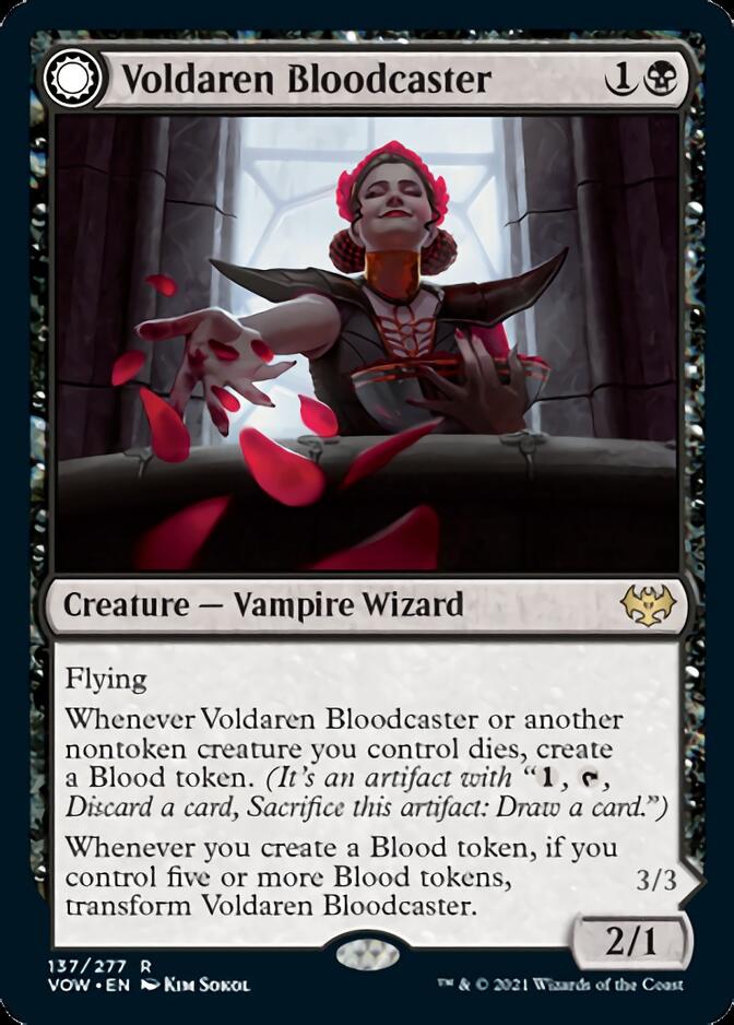 Voldaren Bloodcaster // Bloodbat Summoner [Innistrad: Crimson Vow] | RetroPlay Games