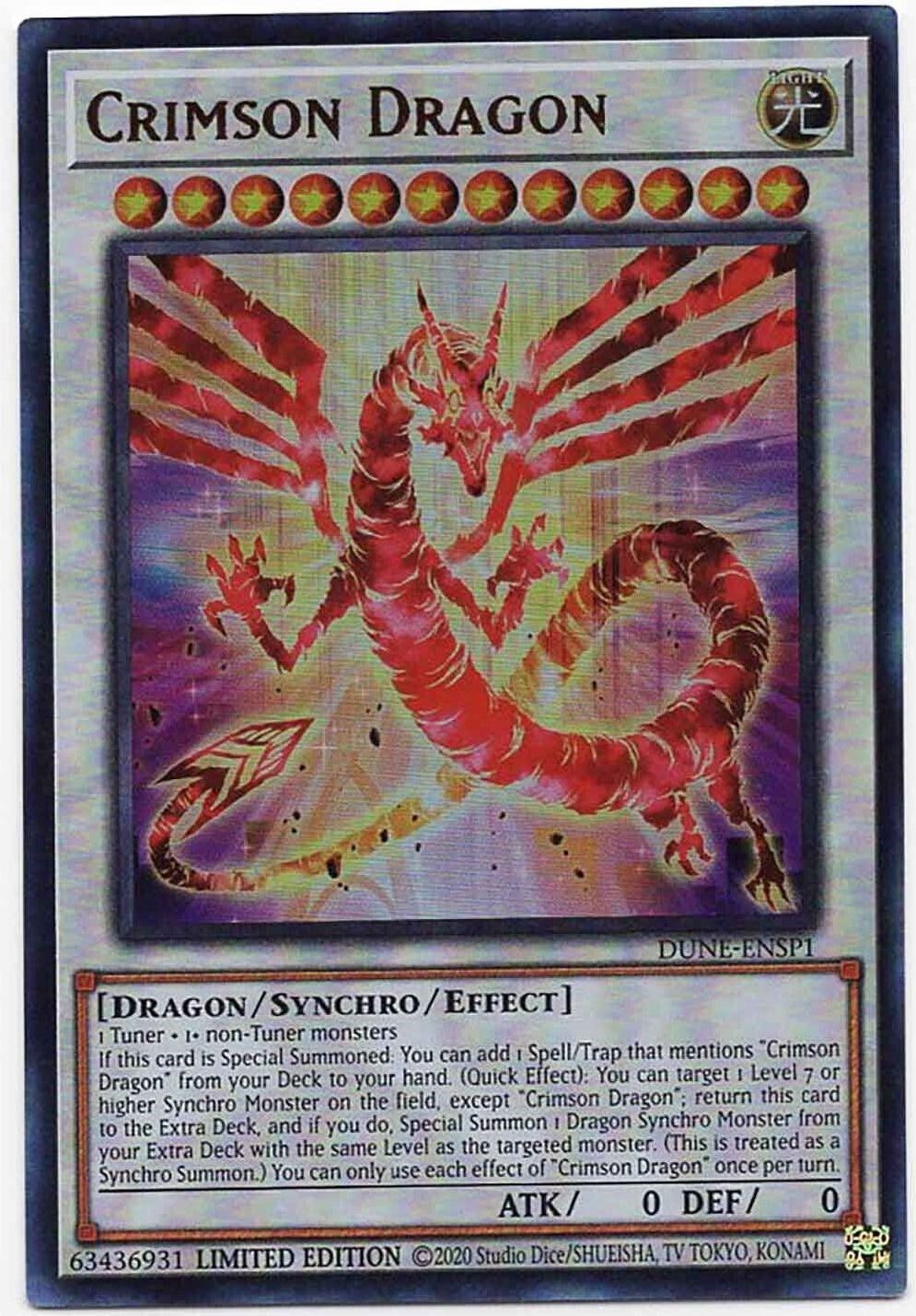 Crimson Dragon [DUNE-ENSP1] Ultra Rare | RetroPlay Games