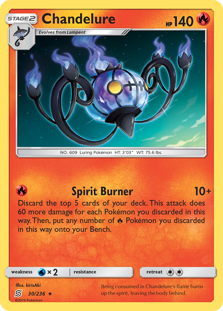 Chandelure (30/236) [Sun & Moon: Unified Minds] | RetroPlay Games