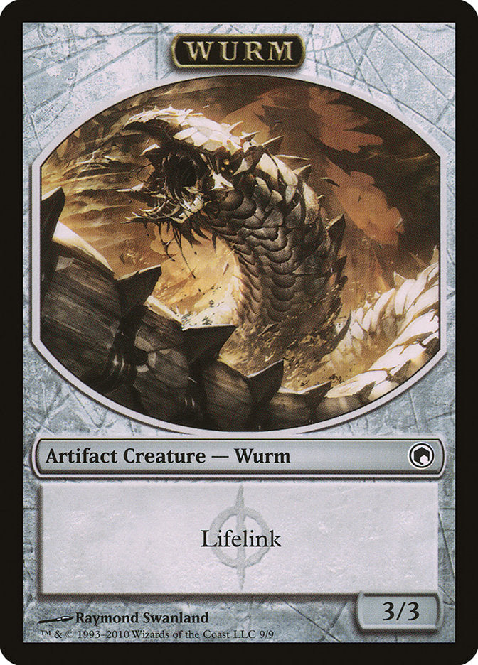 Wurm (Lifelink) [Scars of Mirrodin Tokens] | RetroPlay Games