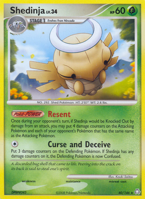 Shedinja (40/146) [Diamond & Pearl: Legends Awakened] | RetroPlay Games