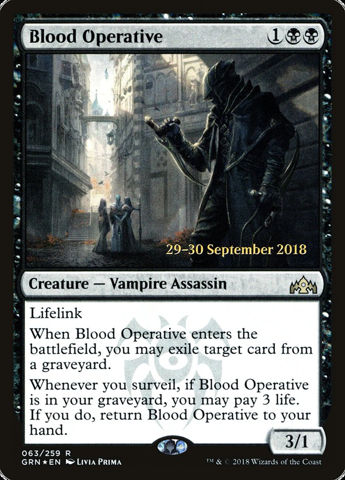 Blood Operative  [Guilds of Ravnica Prerelease Promos] | RetroPlay Games
