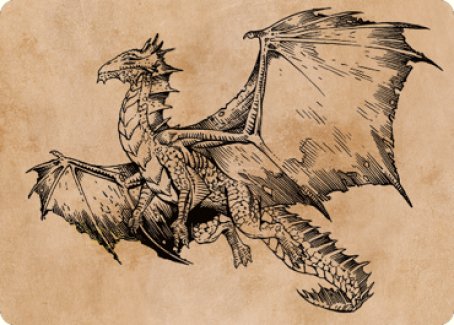 Ancient Bronze Dragon Art Card (58) [Commander Legends: Battle for Baldur's Gate Art Series] | RetroPlay Games