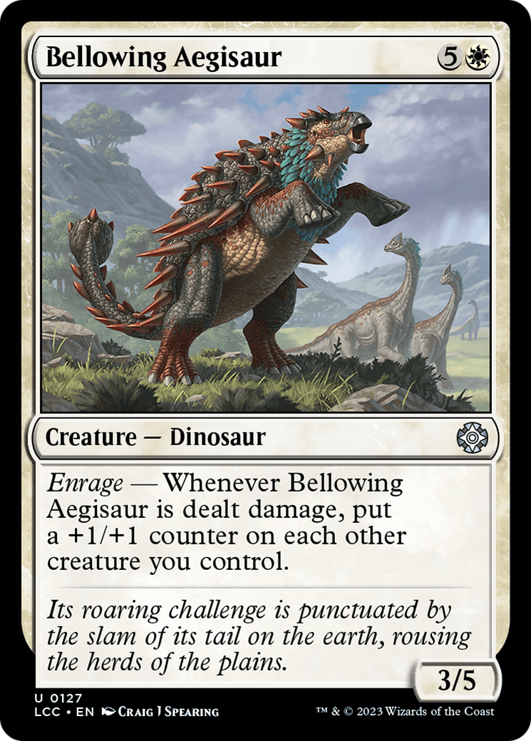 Bellowing Aegisaur [The Lost Caverns of Ixalan Commander] | RetroPlay Games