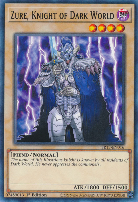 Zure, Knight of Dark World [SR13-EN016] Common | RetroPlay Games