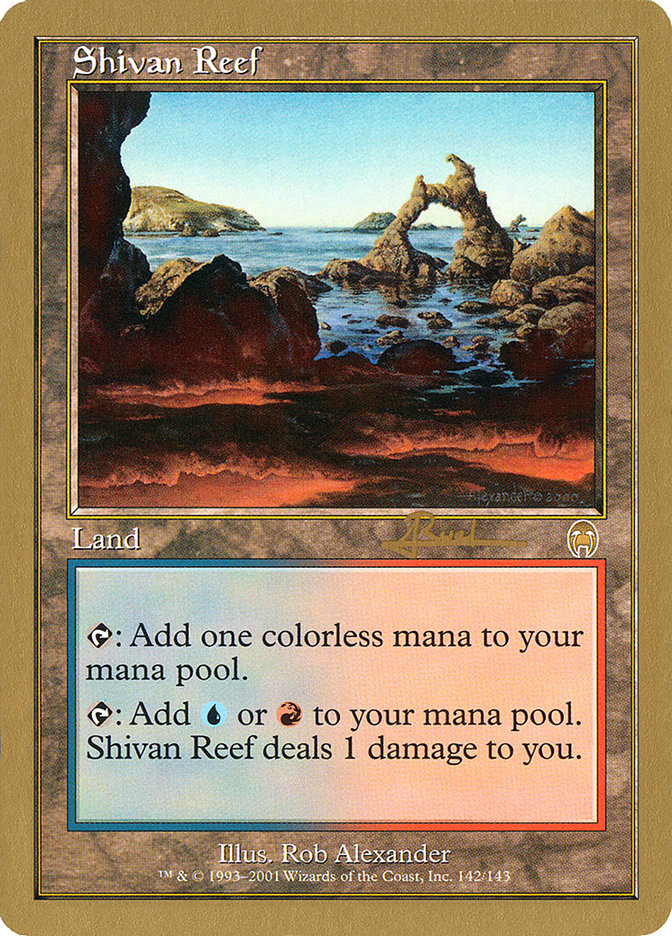 Shivan Reef (Antoine Ruel) [World Championship Decks 2001] | RetroPlay Games