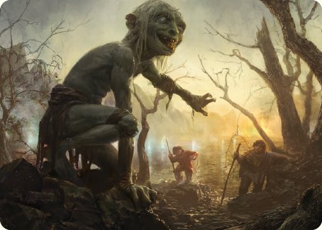Smeagol, Helpful Guide Art Card [The Lord of the Rings: Tales of Middle-earth Art Series] | RetroPlay Games