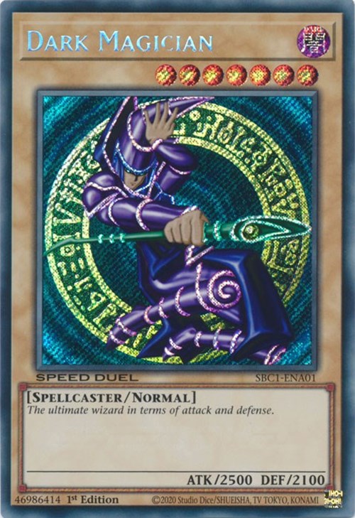 Dark Magician [SBC1-ENA01] Secret Rare | RetroPlay Games