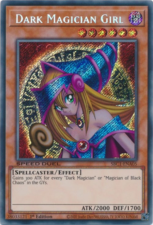 Dark Magician Girl [SBC1-ENA05] Secret Rare | RetroPlay Games