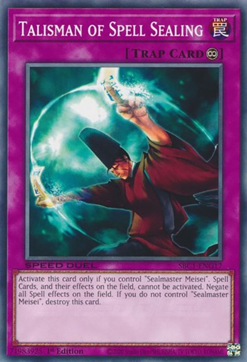 Talisman of Spell Sealing [SBC1-ENG17] Common | RetroPlay Games