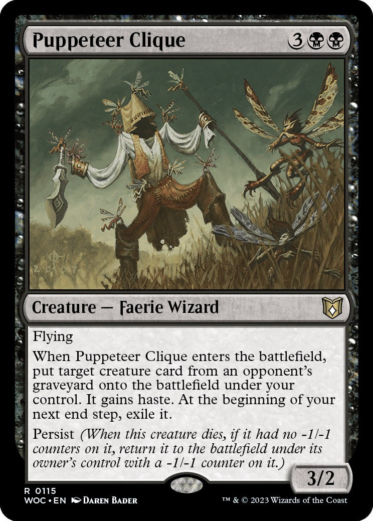 Puppeteer Clique [Wilds of Eldraine Commander] | RetroPlay Games