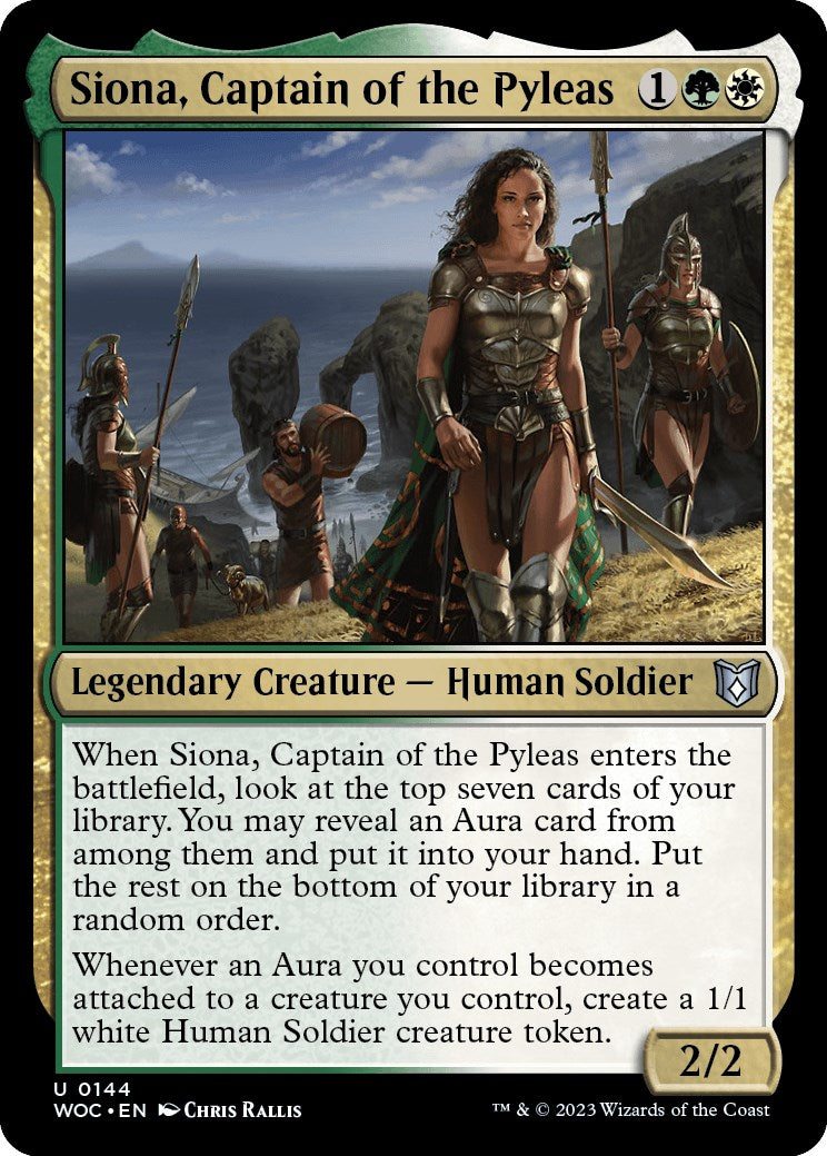 Siona, Captain of the Pyleas [Wilds of Eldraine Commander] | RetroPlay Games