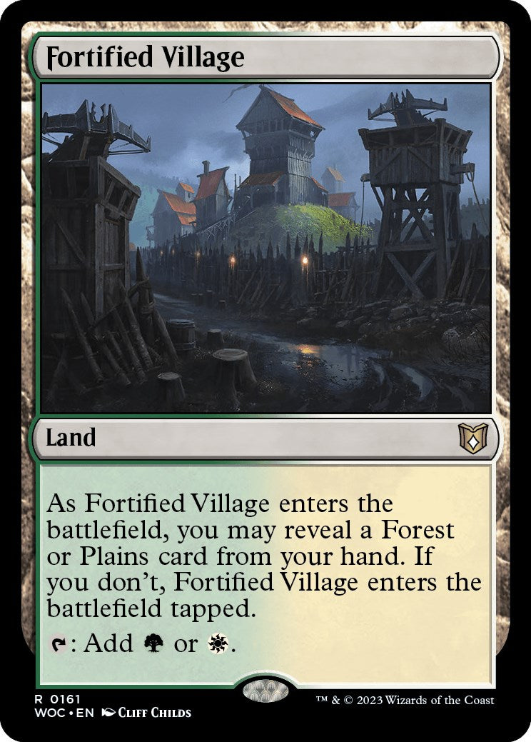 Fortified Village [Wilds of Eldraine Commander] | RetroPlay Games