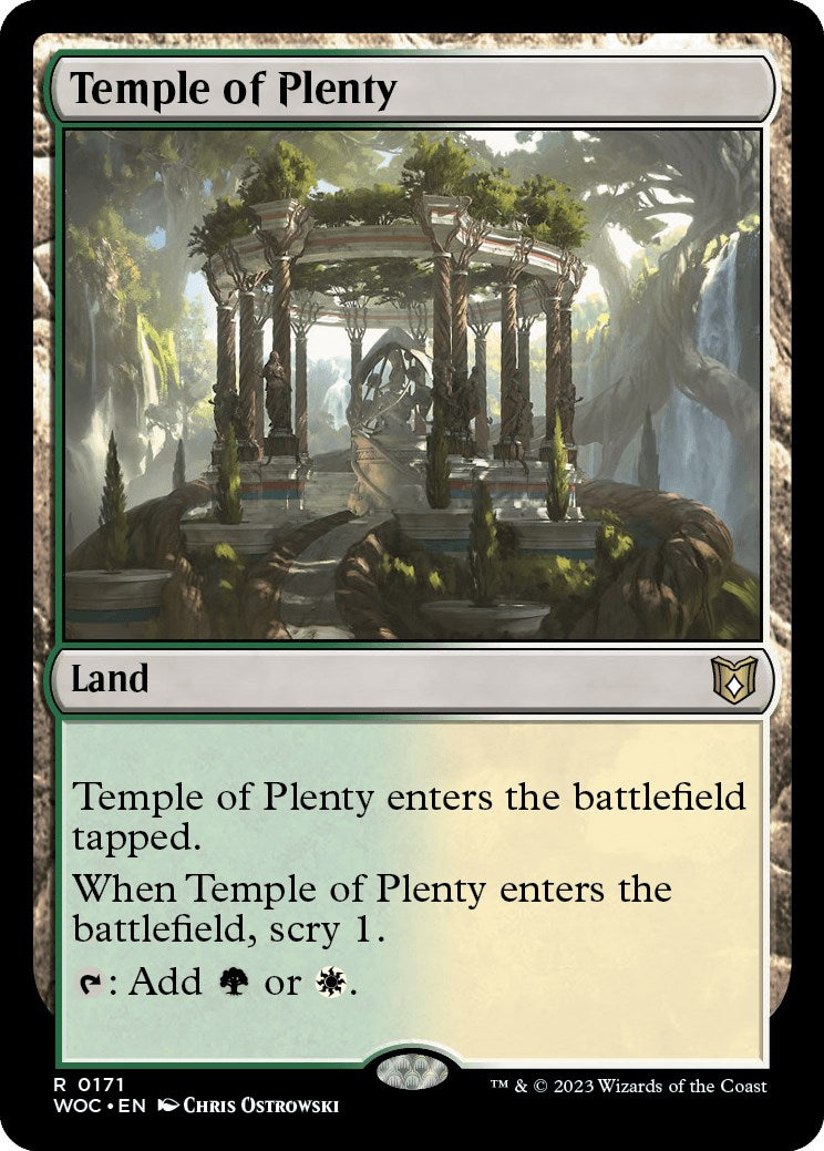 Temple of Plenty [Wilds of Eldraine Commander] | RetroPlay Games