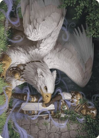 Dutiful Griffin Art Card [Wilds of Eldraine Art Series] | RetroPlay Games