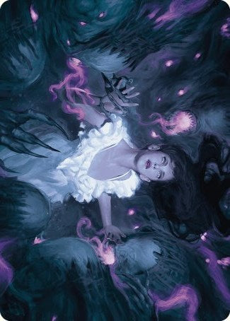 Neva, Stalked by Nightmares Art Card [Wilds of Eldraine Art Series] | RetroPlay Games