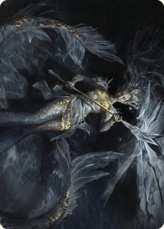 Sharae of Numbing Depths Art Card [Wilds of Eldraine Art Series] | RetroPlay Games