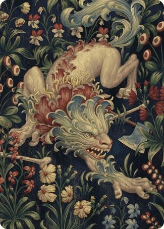 Beast Token Art Card [Wilds of Eldraine Art Series] | RetroPlay Games