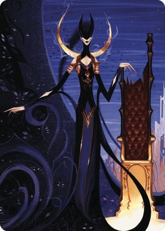 Ashiok, Wicked Manipulator Art Card (57/81) [Wilds of Eldraine Art Series] | RetroPlay Games