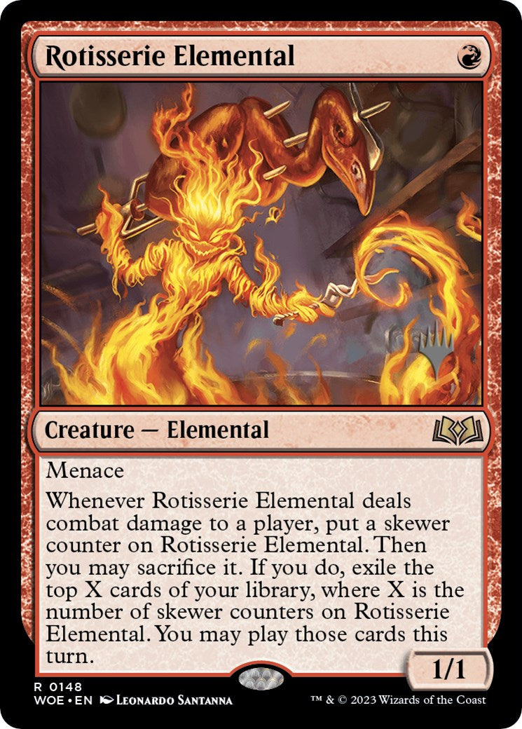 Rotisserie Elemental (Promo Pack) [Wilds of Eldraine Promos] | RetroPlay Games