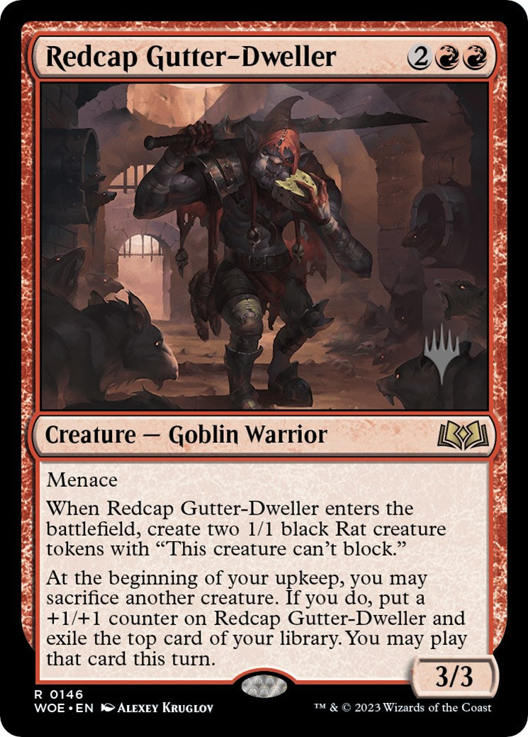 Redcap Gutter-Dweller (Promo Pack) [Wilds of Eldraine Promos] | RetroPlay Games