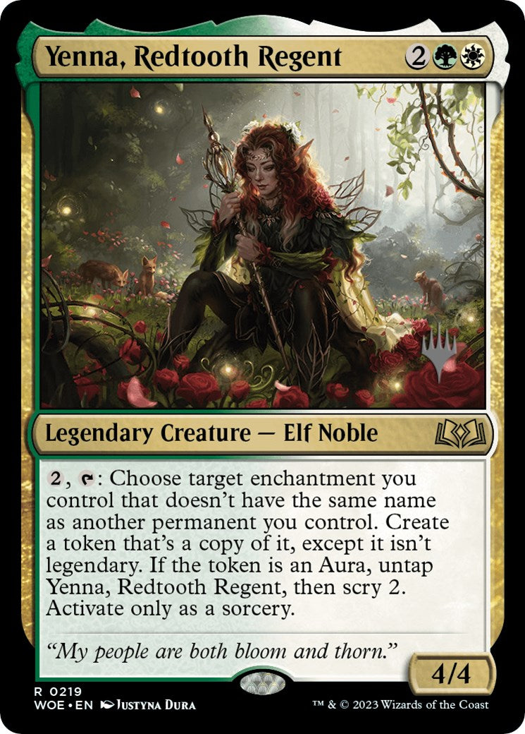 Yenna, Redtooth Regent (Promo Pack) [Wilds of Eldraine Promos] | RetroPlay Games