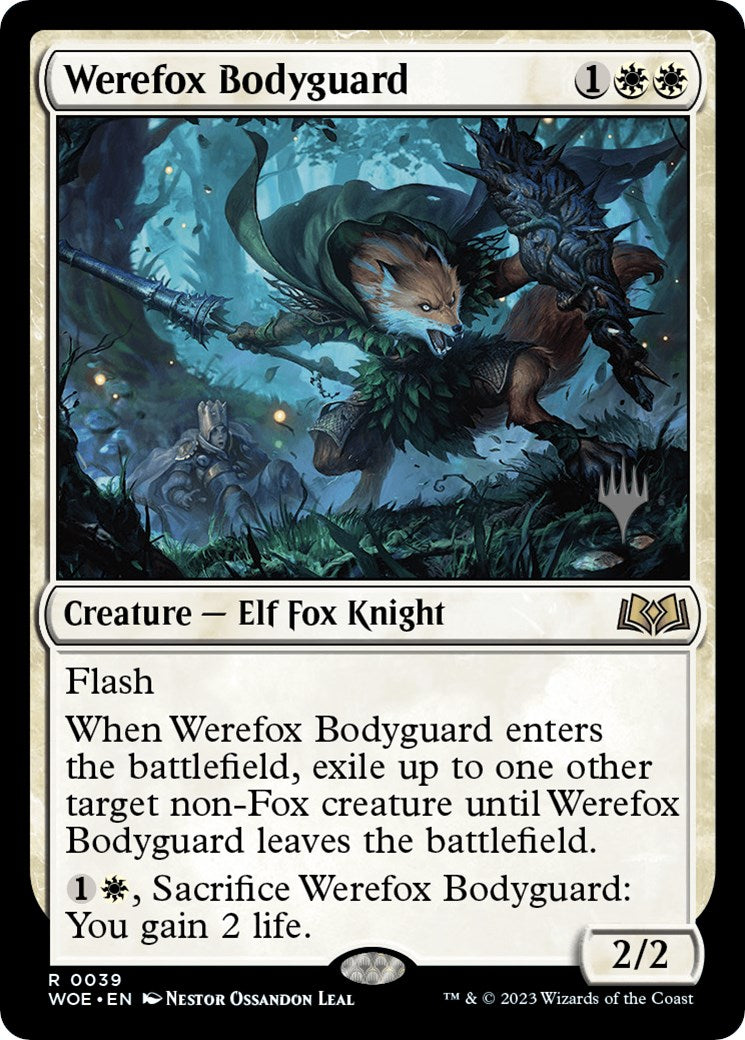 Werefox Bodyguard (Promo Pack) [Wilds of Eldraine Promos] | RetroPlay Games