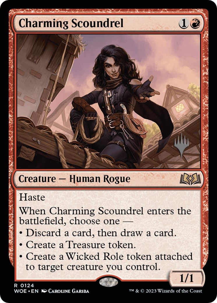 Charming Scoundrel (Promo Pack) [Wilds of Eldraine Promos] | RetroPlay Games