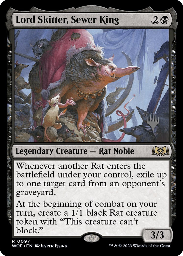 Lord Skitter, Sewer King (Promo Pack) [Wilds of Eldraine Promos] | RetroPlay Games