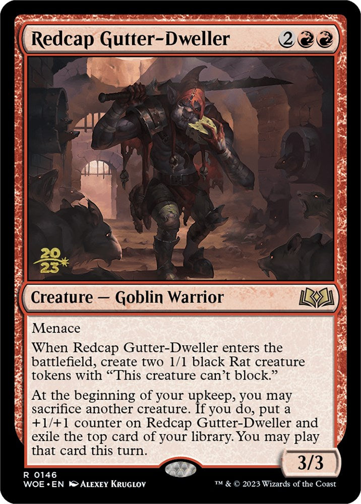 Redcap Gutter-Dweller [Wilds of Eldraine Prerelease Promos] | RetroPlay Games