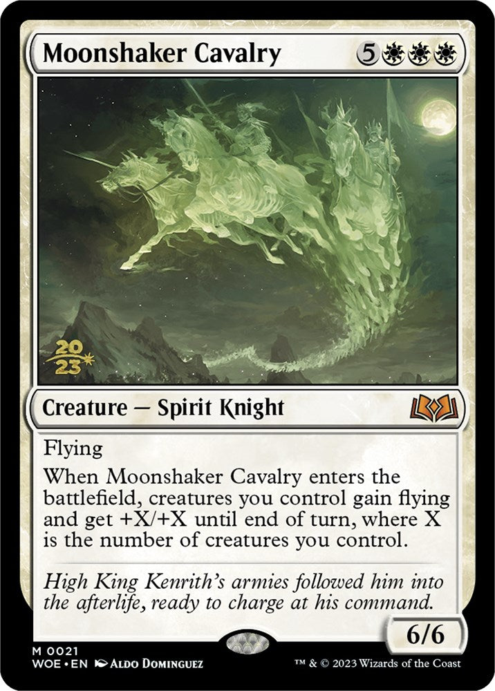 Moonshaker Cavalry [Wilds of Eldraine Prerelease Promos] | RetroPlay Games