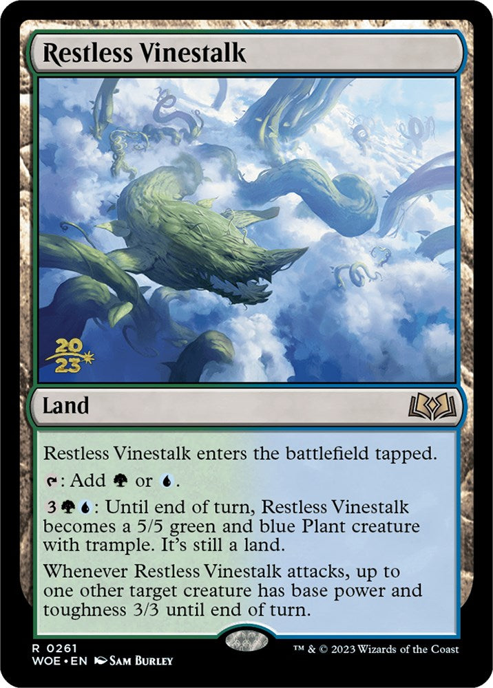 Restless Vinestalk [Wilds of Eldraine Prerelease Promos] | RetroPlay Games